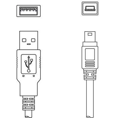 KB USB A-USB MINI B